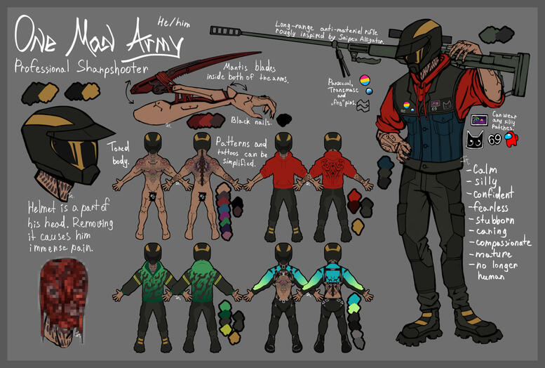 original character for personal use